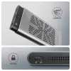 Ārējais korpuss AXAGON EEM2-20GD USB-C 20 Gbps diviem M.2 NVMe SSD diskiem ar aparatūras klonēšanu