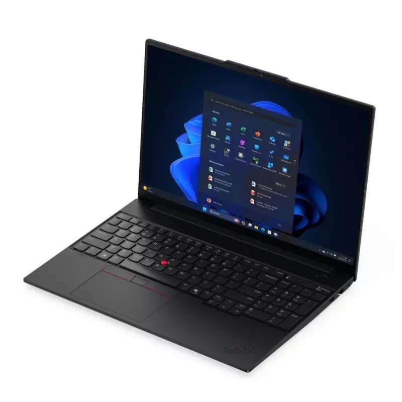 Lenovo ThinkPad E16 Gen 3 portatīvais dators, Intel Core Ultra 7 256V, 16GB RAM, 512GB SSD, 16 collu WUXGA, Windows 11 Pro, melns