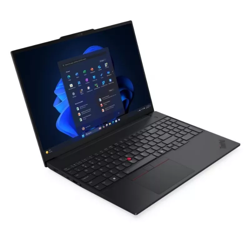 Lenovo ThinkPad E16 Gen 3 portatīvais dators, Intel Core Ultra 7 256V, 16GB RAM, 512GB SSD, 16 collu WUXGA, Windows 11 Pro, melns