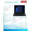 Lenovo ThinkPad E16 Gen 3 portatīvais dators, Intel Core Ultra 7 256V, 16GB RAM, 512GB SSD, 16 collu WUXGA, Windows 11 Pro, melns