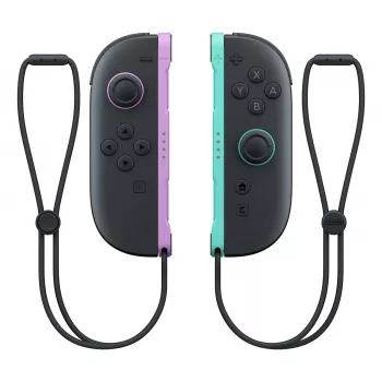 Nintendo Joy-Con 2 pāris gaiši purpursarkanā/gaiši zaļā krāsā, Spēļu panelis, Nintendo Switch 2, Sākuma poga, Analoga / Digitāla, Bezvadu, Bluetooth