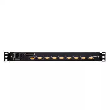 ATEN 8 portu 17 collu LCD KVM slēdzis (USB - PS/2 VGA) ar USB perifērijas pieslēgvietu