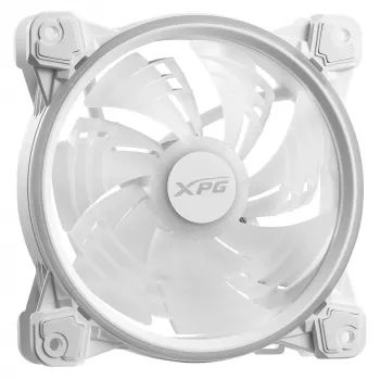 XPG HURRICANE 120 ARGB PWM balta, ventilators, 12 cm, 600 RPM, 2000 RPM, balta