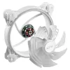 XPG HURRICANE 120 ARGB PWM balta, ventilators, 12 cm, 600 RPM, 2000 RPM, balta