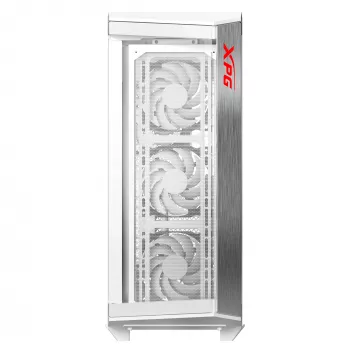 XPG BATTLECRUISER II ST Mid-Tower balta, Midi Tower, PC, balta, ATX, EATX, micro ATX, Mini-ITX, nerūsējošais tērauds, Spēlēm