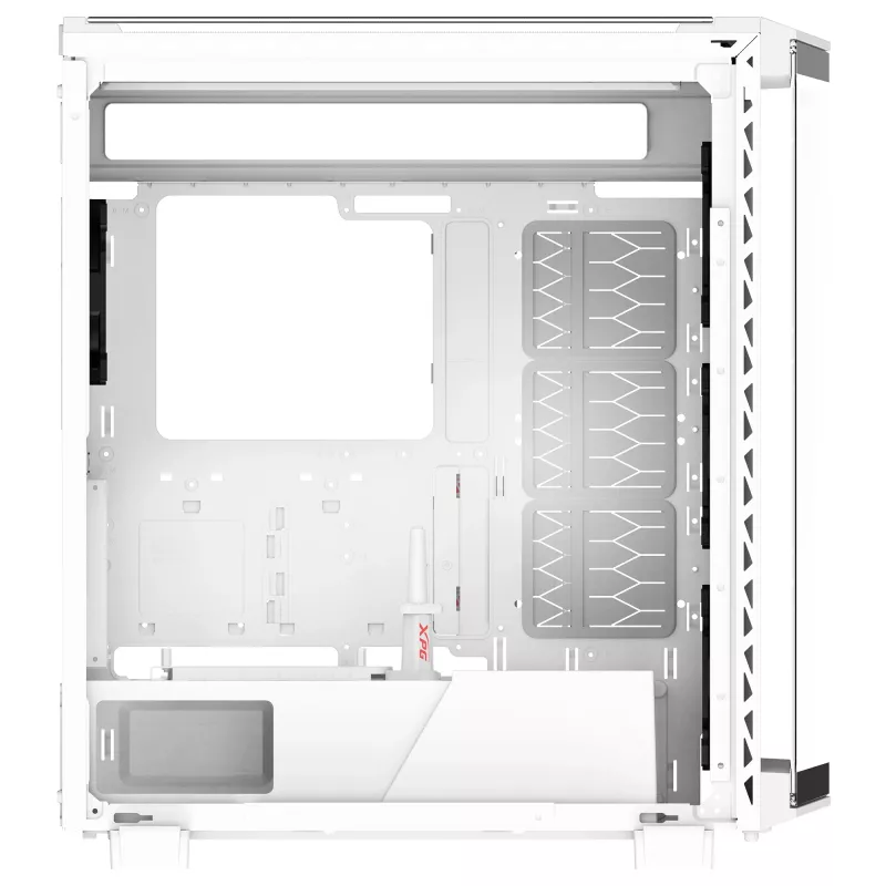 XPG BATTLECRUISER II ST Mid-Tower balta, Midi Tower, PC, balta, ATX, EATX, micro ATX, Mini-ITX, nerūsējošais tērauds, Spēlēm