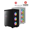 XPG BATTLECRUISER II ST Mid-Tower balta, Midi Tower, PC, balta, ATX, EATX, micro ATX, Mini-ITX, nerūsējošais tērauds, Spēlēm