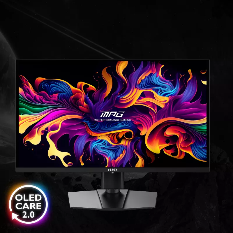 MSI MPG 271QRXDE QD-OLED datora monitors 67.3 cm (26.5 collas) 2560 x 1440 pikseļi Wide Quad HD melns