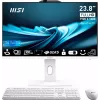 Viss vienā dators MSI Pro AP242P 14M-691EU — 23,8 collu FHD IPS, Intel Core i5-14400, 16 GB DDR5, 512 GB SSD, Windows 11 Pro, Wi‑Fi 6E, balts