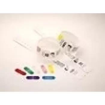 Zebra QuickClip aproču saspraudes, sarkanas, 275 gab.