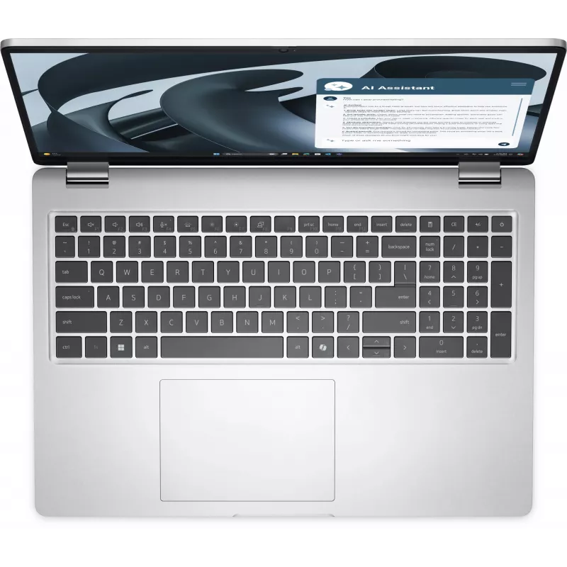 DELL Pro 16 Plus PB16255 Copilot+ PC AMD Ryzen™ AI 7 350 klēpjdators 40.6 cm (16 collu) Full HD+ 32 GB LPDDR5x-SDRAM 512 GB SSD Wi-Fi 7 (802.11be) Windows 11 Pro vācu Platīna, Sudraba