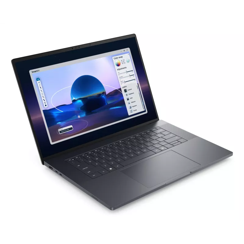 DELL Pro Max 16 Premium MA16250 Intel Core Ultra 9 285H mobilā darbstacija 40,6 cm (16 collu) Full HD+ 64 GB LPDDR5x-SDRAM 1 TB SSD NVIDIA RTX PRO 2000 Melnswell Wi-Fi 7 (802.11be) Windows 11 Pro vācu melna