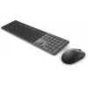 DELL Pro 7 plāns KM726 tastatūra Pele iekļauta Mājai/Birojam RF Wireless + Bluetooth QWERTZ Vācu Melna