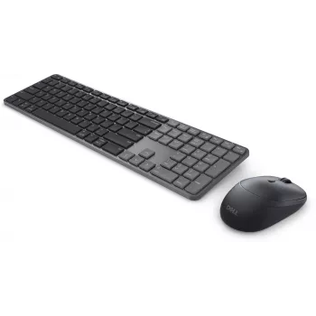DELL Pro 7 plāns KM726 tastatūra Pele iekļauta Mājai/Birojam RF Wireless + Bluetooth QWERTZ Vācu Melna