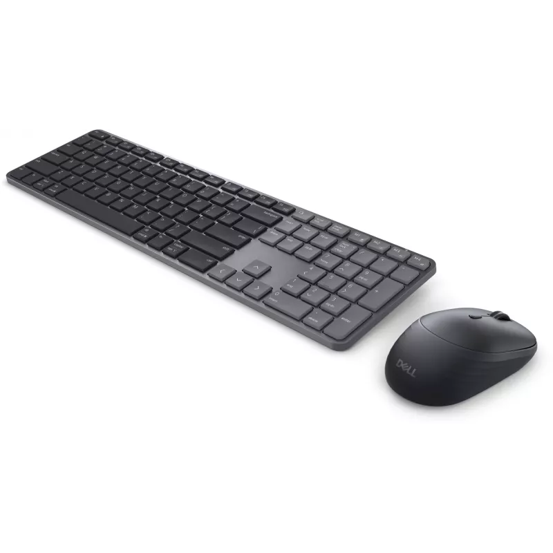 DELL Pro 7 plāns KM726 tastatūra Pele iekļauta Mājai/Birojam RF Wireless + Bluetooth QWERTZ Vācu Melna