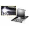 ATEN CL5708N statīva konsole 48,3 cm (19 collas) Melns 1U