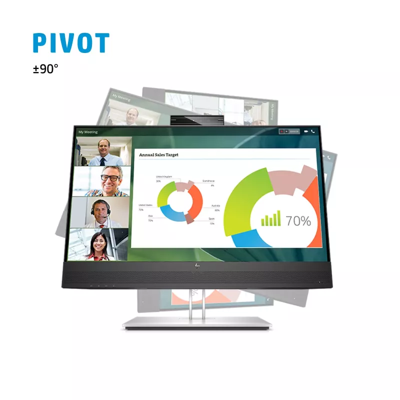 Monitors HP E24mv G4 23.8 collas Full HD 1920x1080