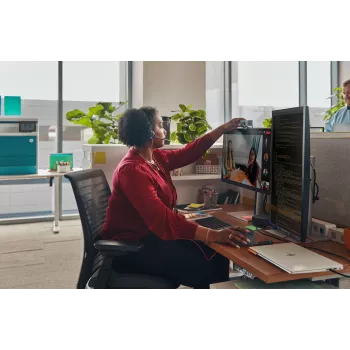 HP Poly Melnswire 3310 Microsoft Teams sertificētas austiņas + USB-C/A adapteris TAA