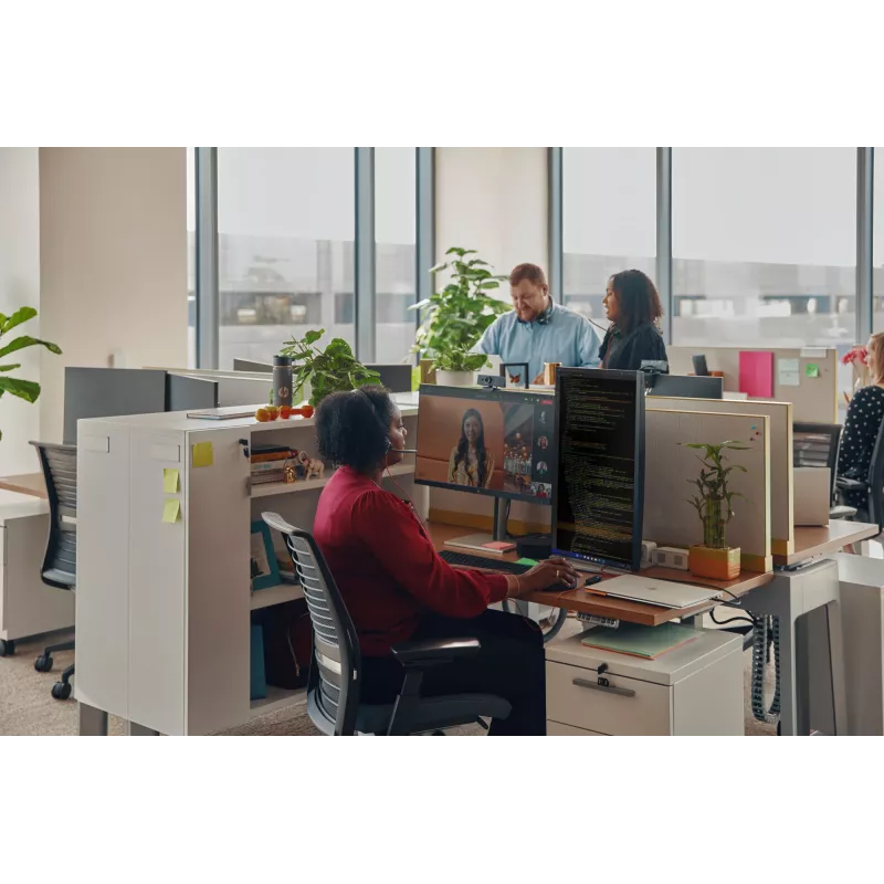 HP Poly Melnswire 3310 Microsoft Teams sertificētas austiņas + USB-C/A adapteris TAA