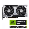 Grafikas karte MSI GeForce RTX 5060 Ti 16 GB GDDR7, PCIe 5.0, 128-bit, 2602 MHz pastiprinājums, 180 W, 2 ventilatori