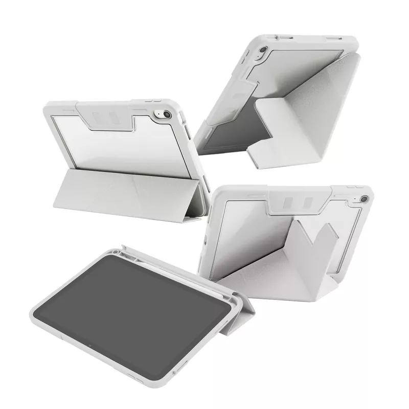 Aizsargapvalks PanzerGlass CARE Essential iPad 11 collām (2025–2026) gaiši pelēks, modelis CR43626
