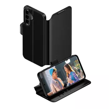 PanzerGlass PG CARE Samsung A57 Wallet Kickstand mobilā tālruņa maciņš 17 cm (6.7 collas) Maciņveida maciņš Melns