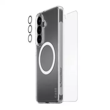 Ekrāna aizsargs PanzerGlass CARE 3-in-1 Samsung Galaxy S Plus 2026 — PanzerGlass CARE komplekts