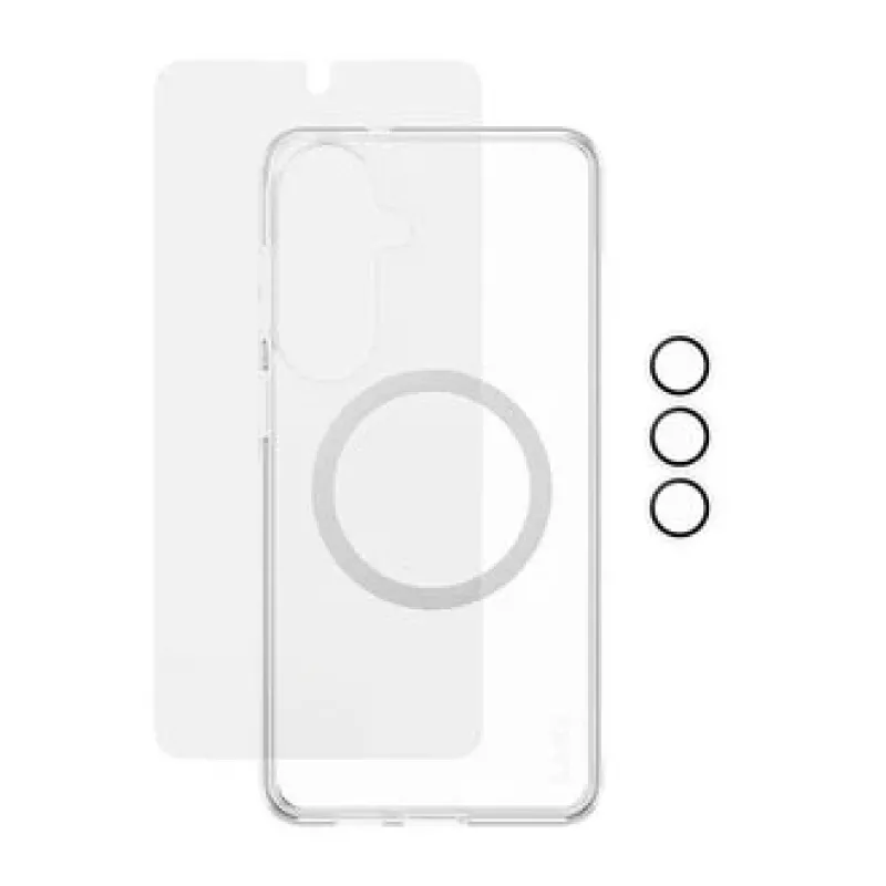 Ekrāna aizsargs PanzerGlass CARE 3-in-1 Samsung Galaxy S Plus 2026 — PanzerGlass CARE komplekts