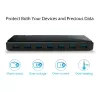 TP-Link UH720 USB 3.2 Gen 1 (3.1 Gen 1) Micro-B 5000 Mbit/s Melns