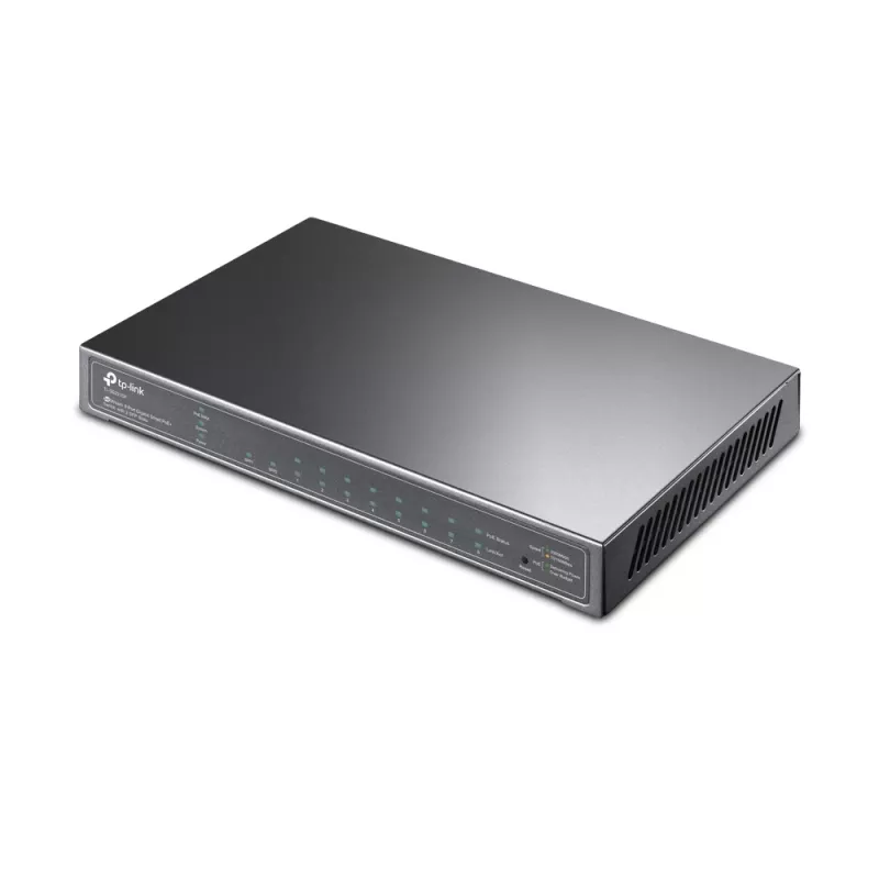 TP-Link JetStream 8 portu gigabitu viedais PoE+ slēdzis ar 2 SFP slotiem