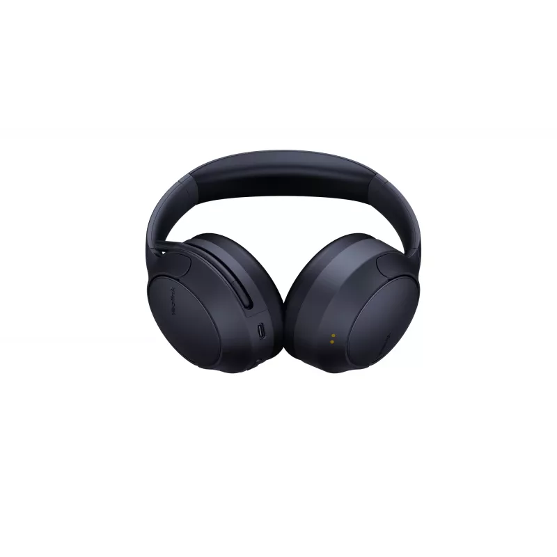 Yealink BH78 austiņas ar vadu un bezvadu savienojumu, galvas lente, zvaniem/mūzikai, USB-C/USB-A, Bluetooth, uzlādes statīvs, melnas