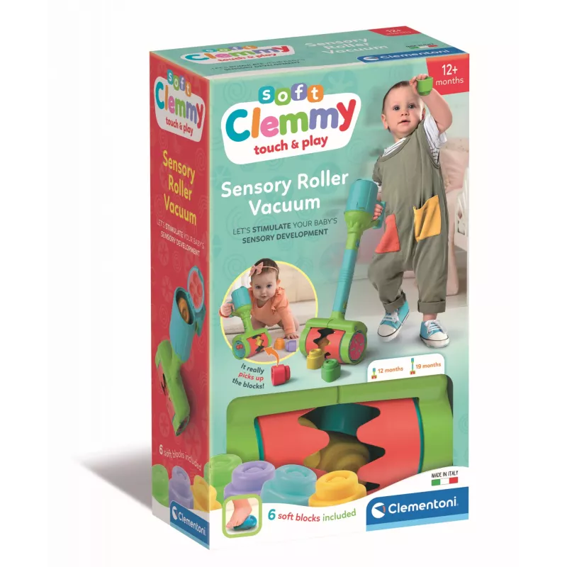 Clementoni Clemmy Soft Vacuum Cleaner, celtniecības komplekts, 1 gads(i), 6 gab., 110 g