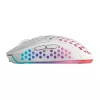 Mars Gaming MMW3W, bezvadu spēļu pele, RGB Flow, īpaši viegla 79 g, 3200 DPI, balta