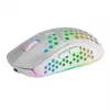 Mars Gaming MMW3W, bezvadu spēļu pele, RGB Flow, īpaši viegla 79 g, 3200 DPI, balta