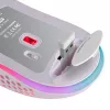 Mars Gaming MMW3W, bezvadu spēļu pele, RGB Flow, īpaši viegla 79 g, 3200 DPI, balta
