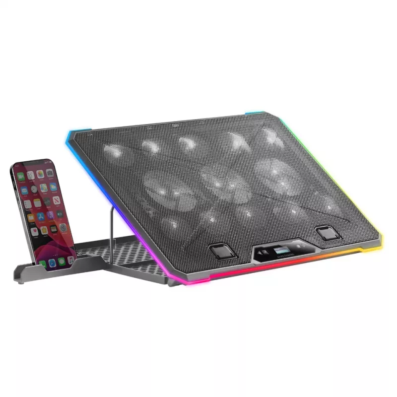 Mars Gaming MNBC13 klēpjdatora dzesēšanas paliktnis 43,2 cm (17 collas) melns