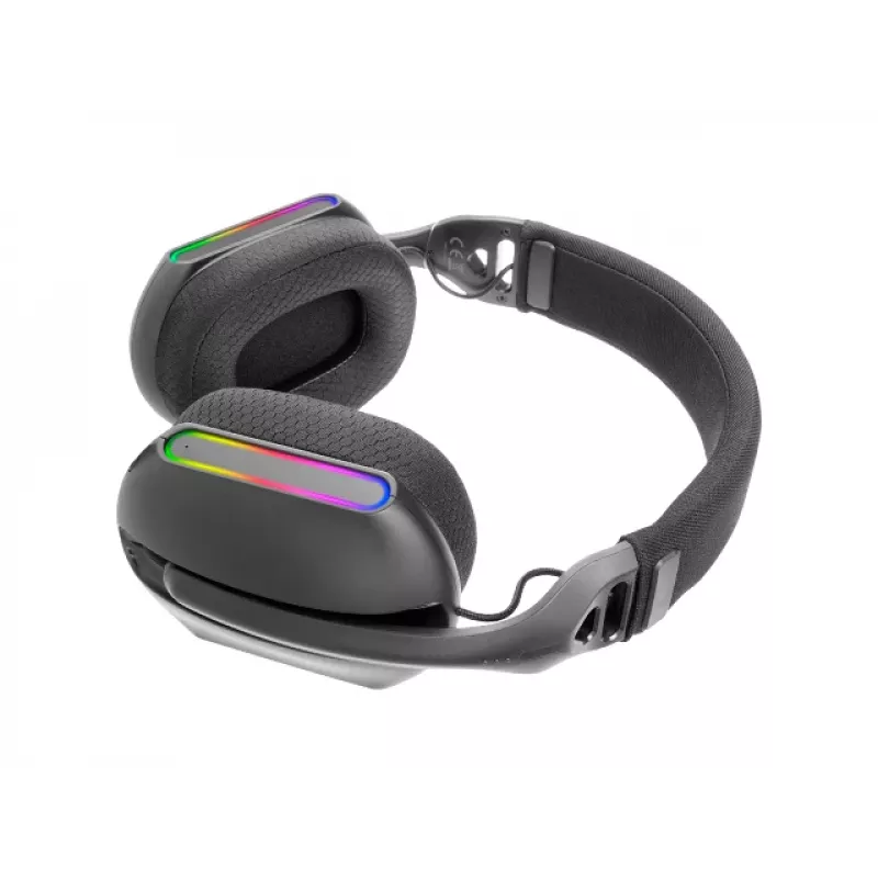 Mars Gaming MHW-PRO austiņas, vadu un bezvadu, galvas lente, USB Type-C, Bluetooth, melnas