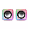 Mars Gaming MSCUBEP Rozā Kompaktie RGB Spēļu Skaļruņi 8W DSP Skaņas Procesors