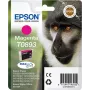 Epson Monkey Singlepack fuksīna T0893 DURABrite Ultra tinte, fuksīna, Uz pigmenta bāzes veidota tinte, 3.5 ml, 1 gab.