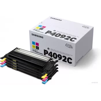 Samsung CLT-P4092C 4-pack melnais/ciāna/fuksīna/dzeltenais tonera kārtridži