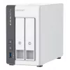 QNAP TS-216G NAS/glabāšanas serveris Tornis Cortex-A Cortex-A55 4 GB HDD Balts