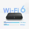 TP-Link AX1500 Wi-Fi 6 ceļojumu maršrutētājs, Wi-Fi 6 (802.11ax), divu joslu (2,4 GHz / 5 GHz), Ethernet LAN, melns, pārnēsājams maršrutētājs