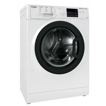 Whirlpool veļas mazgājamā mašīna | WRSB 7259 WB EU | Energoefektivitātes klase B | Priekšējā ielāde | Mazgāšanas ietilpība 7 kg | 1200 apgr./min | Dziļums 43,5 cm | Platums 59,5 cm | Displejs | LED | Tvaika funkcija