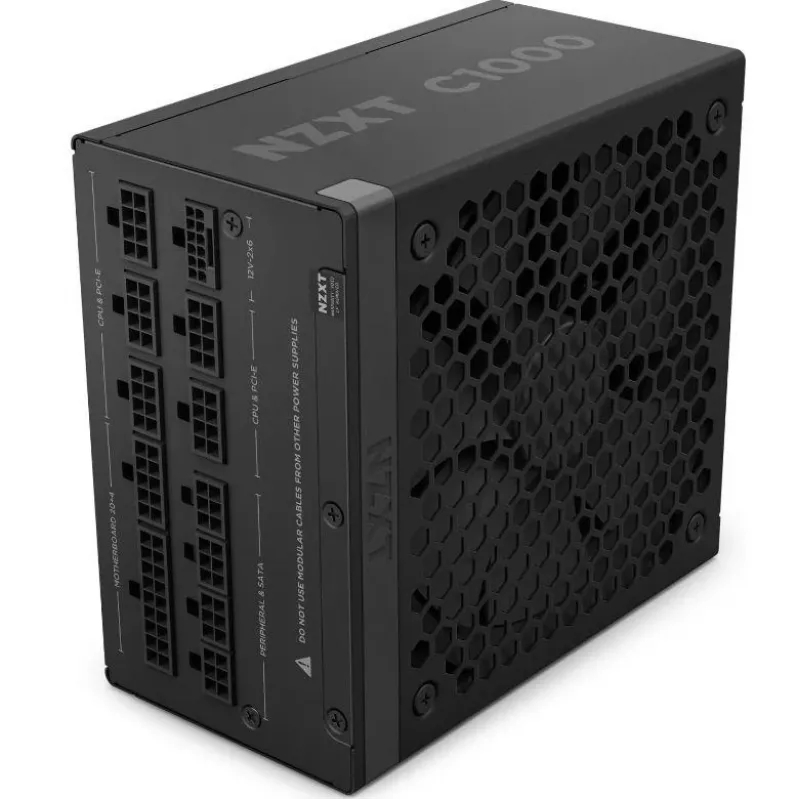 Barošanas bloks | NZXT | PA-0G2BB-EU | 1000 vati | Efektivitāte 80 PLUS GOLD | MTBF 100000 stundas | PA-0G2BB-EU