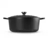 Le Creuset Signature Round Dutch Oven 8.1L Melns 30cm