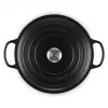 Le Creuset Signature Round Dutch Oven 8.1L Melns 30cm