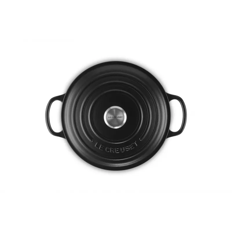 Le Creuset Signature 3,3 L apaļa melna