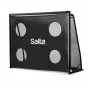Brīvi stāvoši futbola vārti Salta 5125 bērniem melni 220x80x170 cm