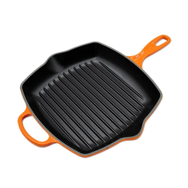 Le Creuset Signature kvadrātveida grila panna 26 cm, krāsns sarkana (20183260900422)
