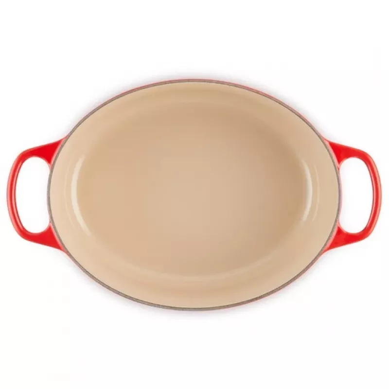 Le Creuset Signature Roaster ovāls 29 cm ķiršsarkans